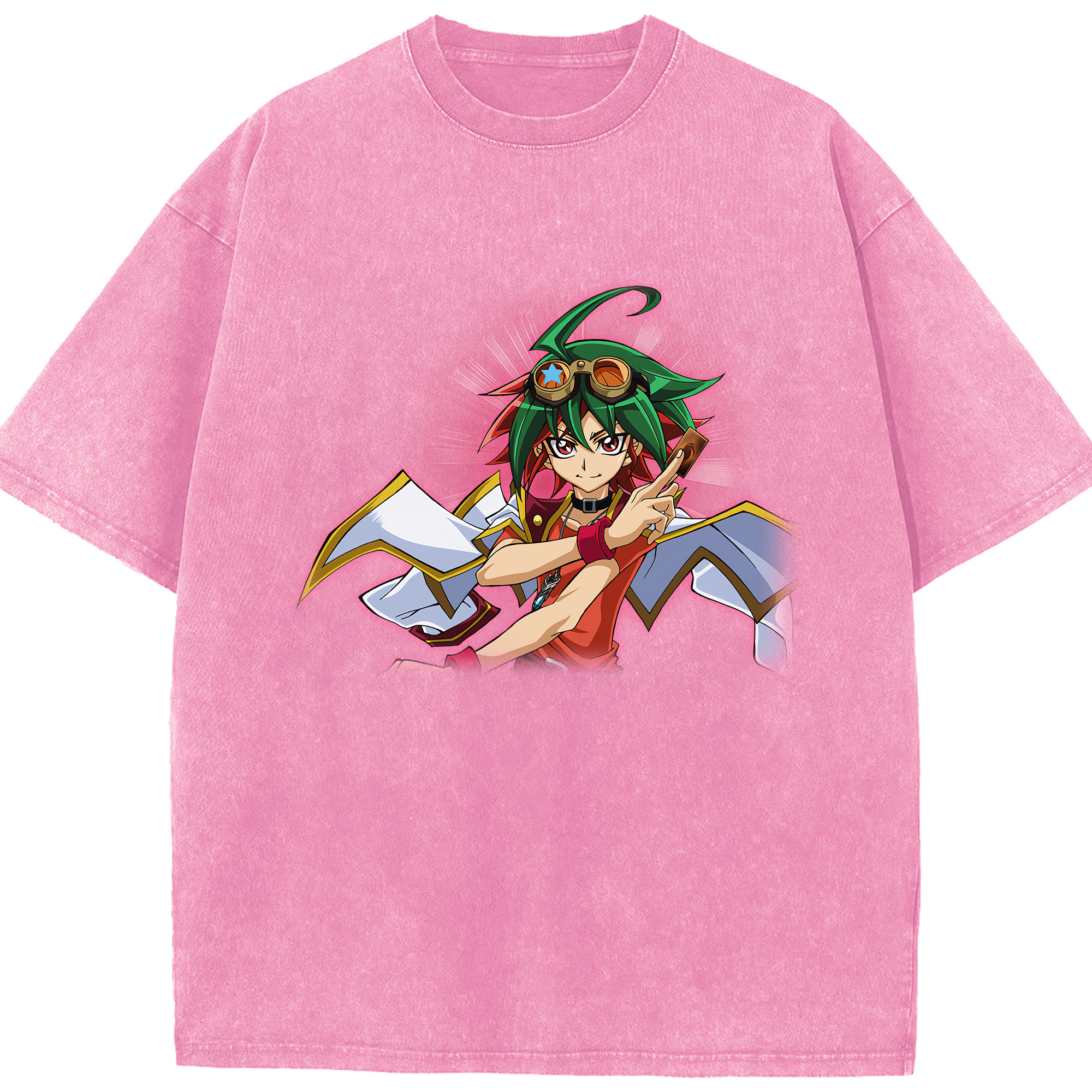 （画像用） 遊☆戯☆王 Yu-Gi-Oh! 綿100% ヴィンテージ風 半袖Tシャツ（フロントプリント）